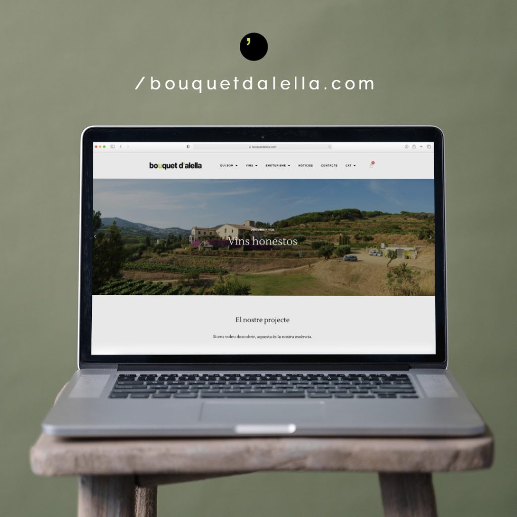 We launch a website and online wine and wine tourism store